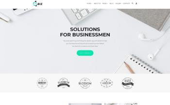 4Biz - Business Sticky Meny Bright Joomla Template