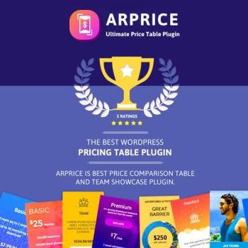 ARPrice - WordPress Pricing Table Plugin