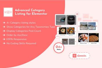 Advanced Category Listing for Elementor