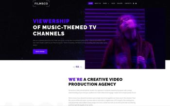 Filmsco - Breathtaking Video Recording Studio Joomla Template