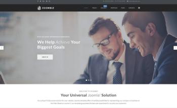 Joombiz - Elegant Business Company Joomla Template