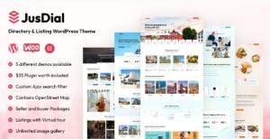 JusDial- Directory and Listing WordPress Theme