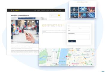 LT Curico Premium Cryptocurrency WordPress Theme