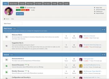NTS KBee - A professional forum template for Kunena