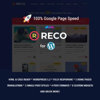 Reco-Minimal-Theme-for-Freebies